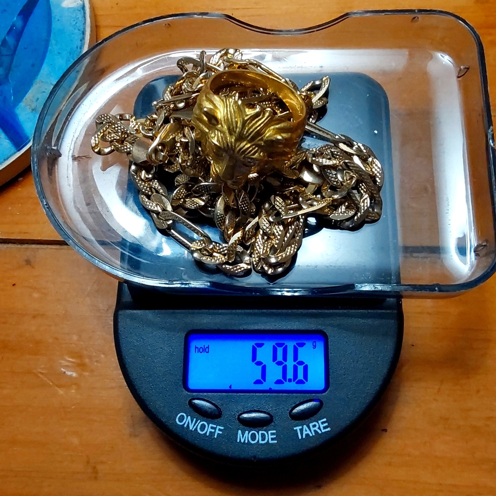 18k Gold Lion Ring-18k Gold Bracelet-18k Gold Necklace